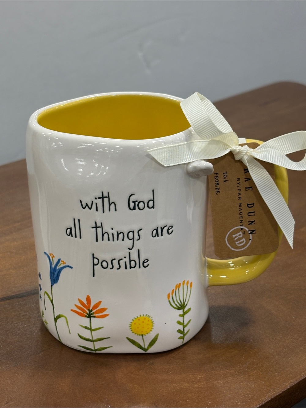 Rae Dunn With God all things are possible new
